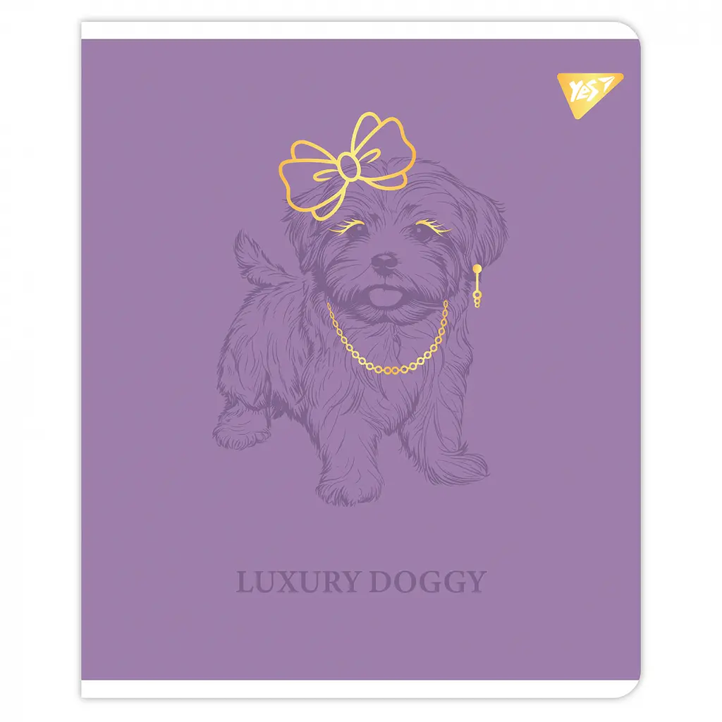 Набор тетрадей для записей А5 Yes Luxure doggy 24 листа в линию 10 шт. (767545) - фото 5