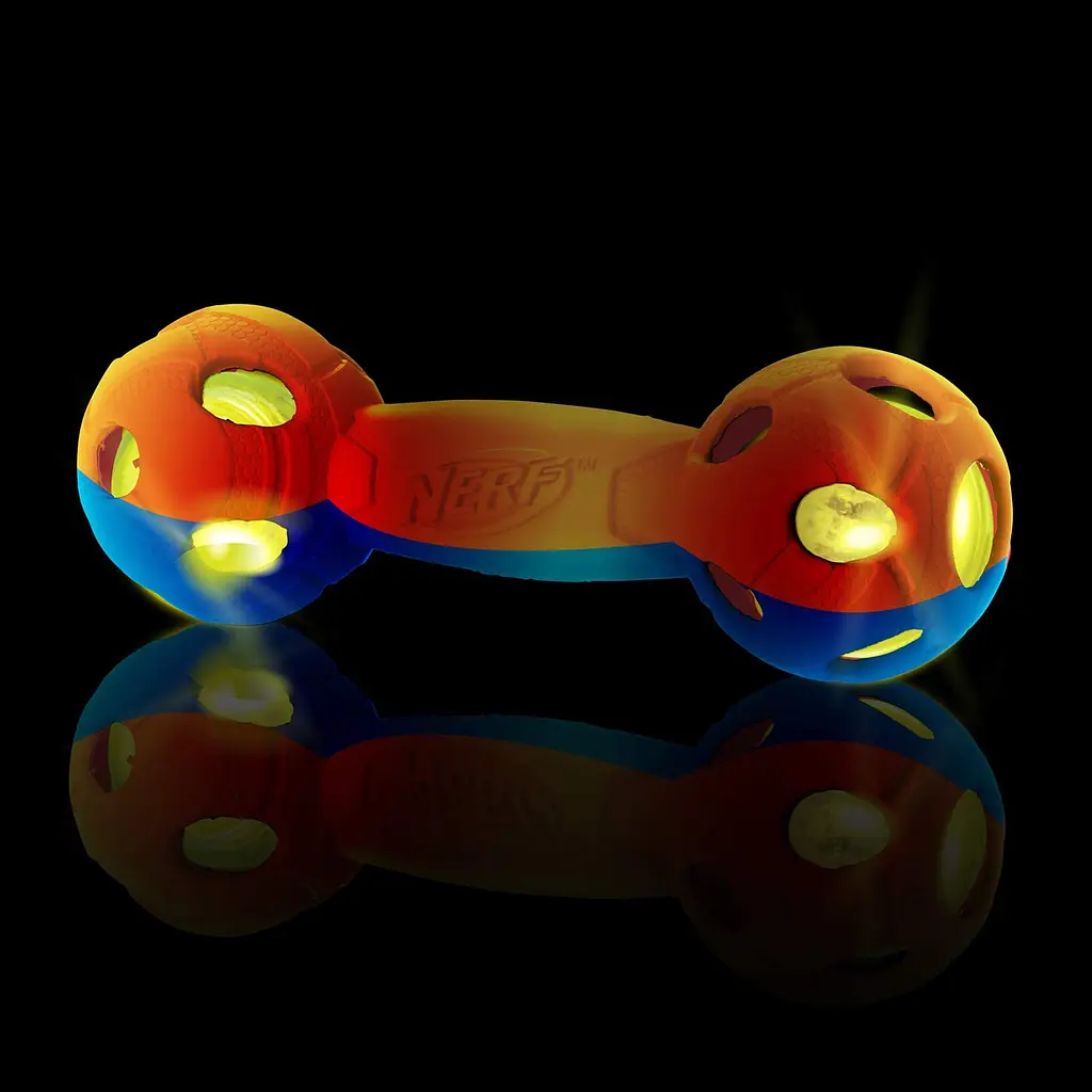 Світна гантеля для собак Nerf Dog 7in LED Bash Barbell - фото 2
