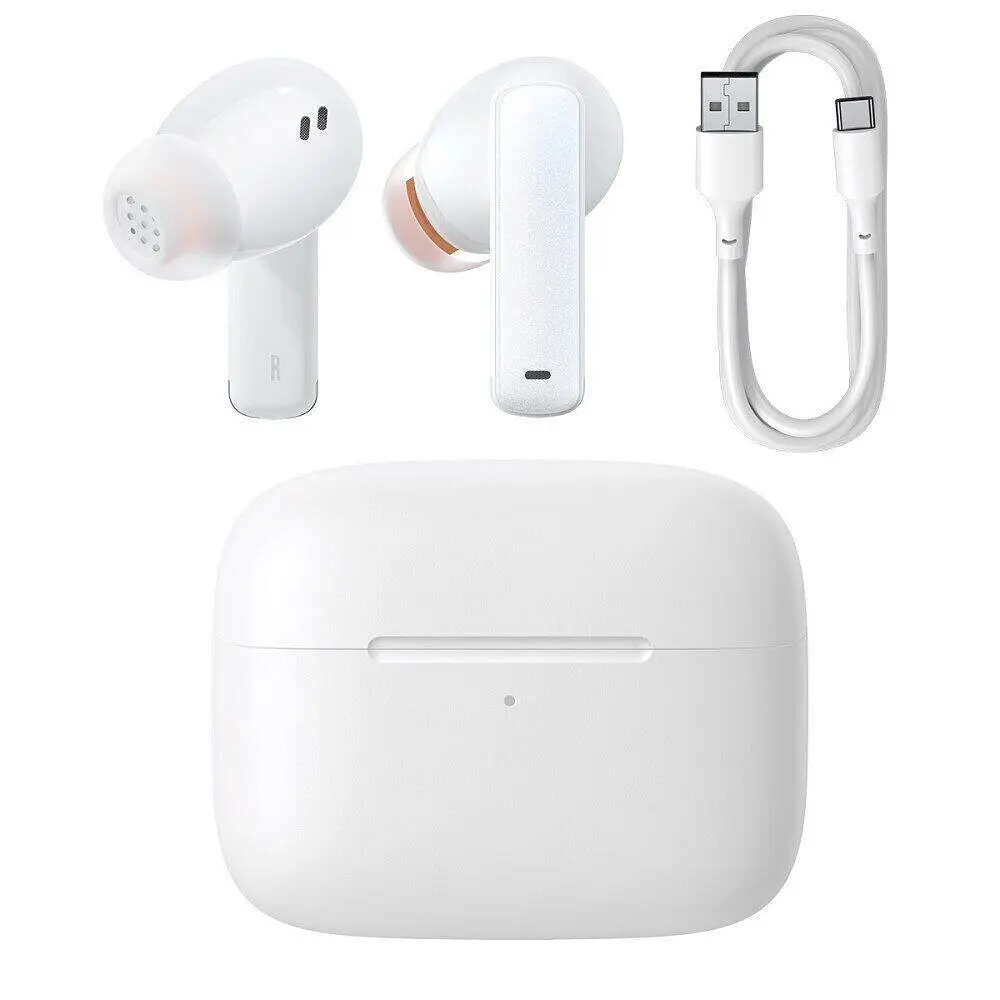 Беспроводные наушники Baseus True Wireless Earphones Bowie M2, BT5.2, ANC, 40mAh, 400mAh, 5h, NGTW140002 white - фото 5