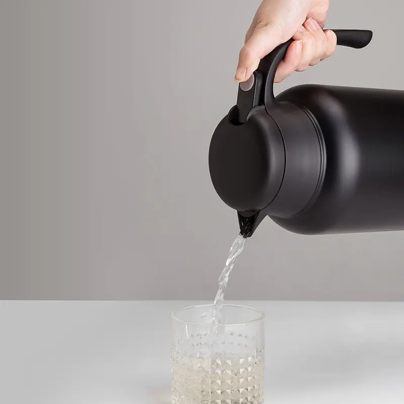 Термос XiaomiSanvcat Stainless Vacuum cup 2000 ml H8152 Black - фото 2