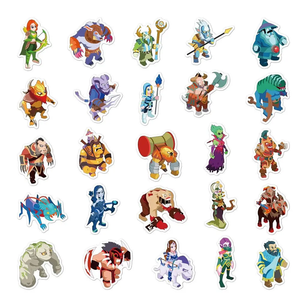 Стикерпак GeekLand Dota 2 50 штук - фото 4