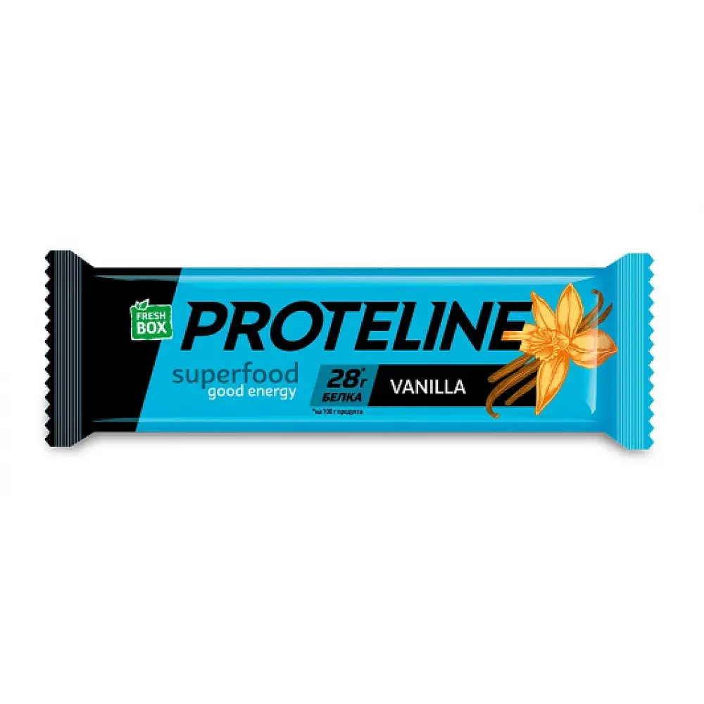 Протеїнові Батончики Fresh Box ProteLine - 24x40г Ваніль