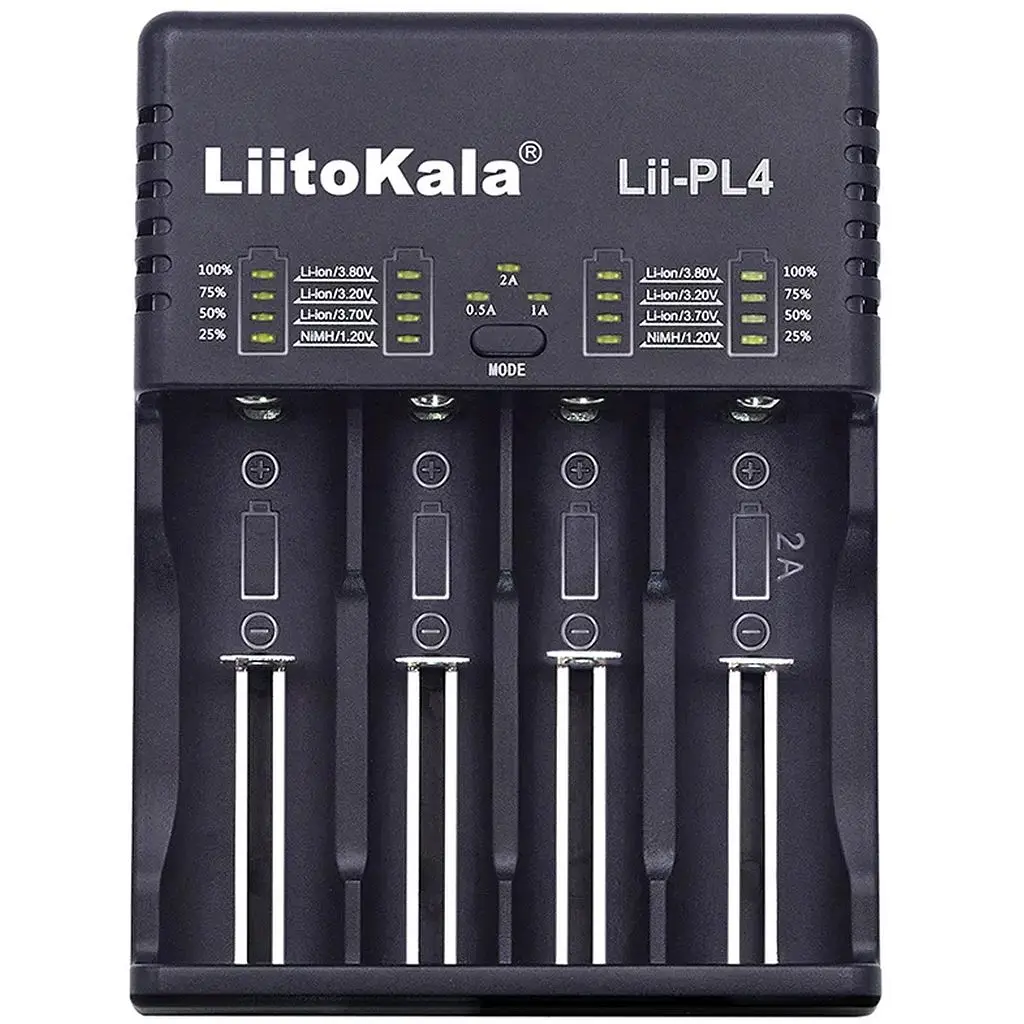 Зарядний пристрій LiitoKala Lii-PL4, 4x(LiOn/LiFePO4/NiMH/NiCd)