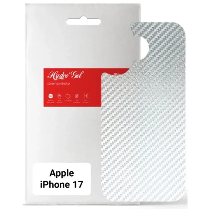 Плівка захисна Armorstandart Back panel Carbone Apple iPhone 17 Transparent (ARM86193)