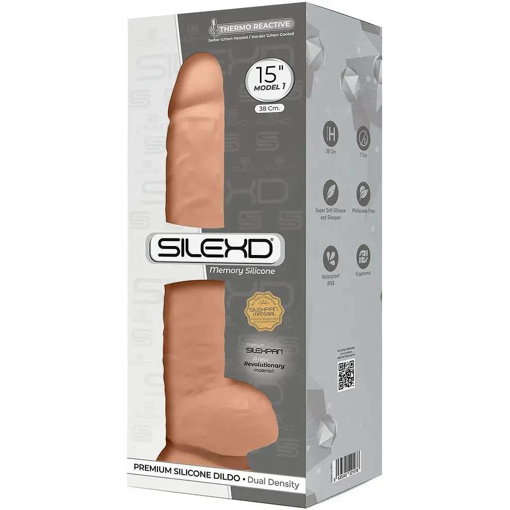 Фалоімітатор SilexD Kingston Flesh (MODEL 15in) - фото 3