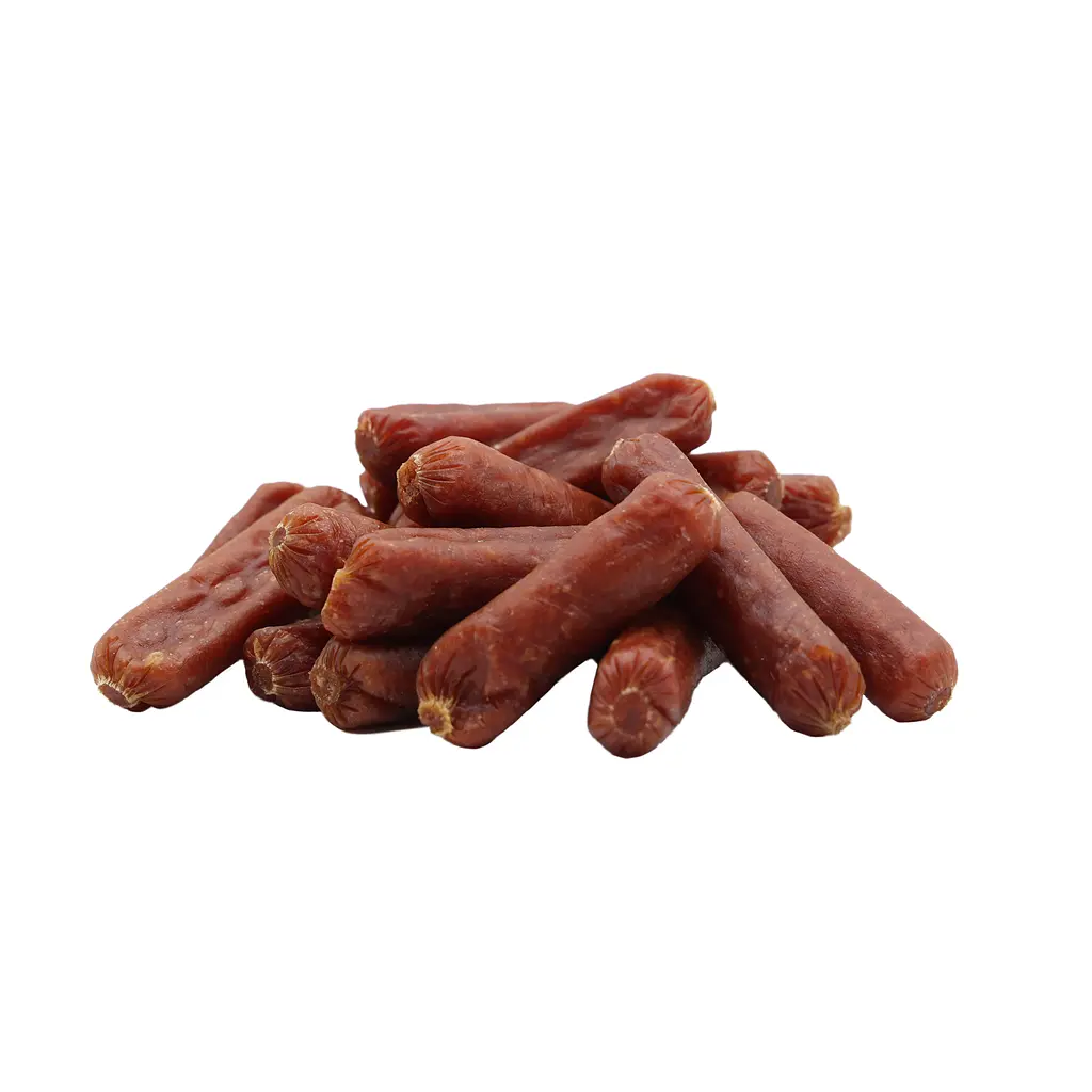 Ласощі для собак SNAPPY DOG SNACKS SAUSAGES Сосиски з яловичини, 500 г - фото 4
