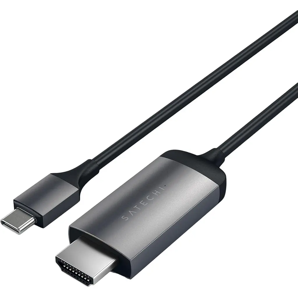 Кабель USB-C to 4K HDMI Satechi Cable Space Gray 1.8 м (ST-CHDMIM) - фото 6