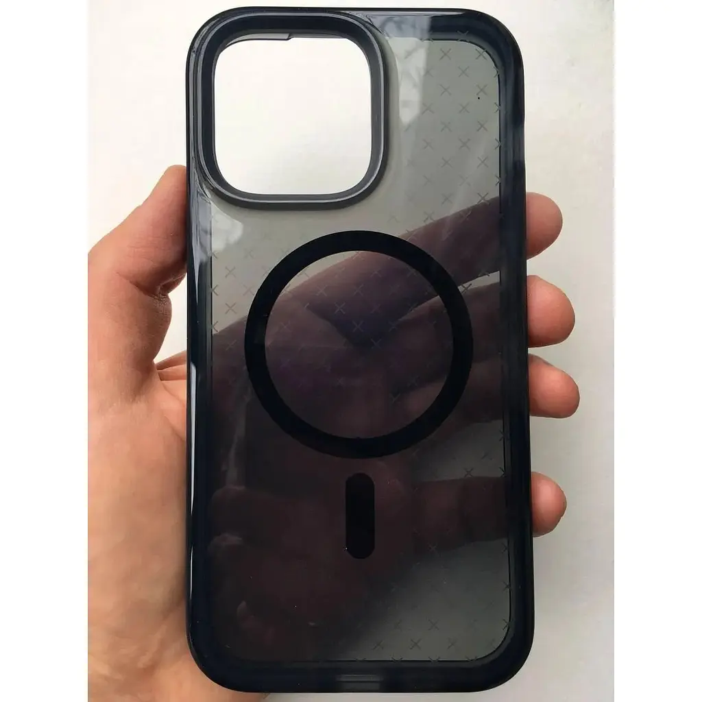 Оригинальный противоударный чехол Tech21 Evo Check MagSafe для iPhone 14 Pro Max Black (T21-9857) - фото 6