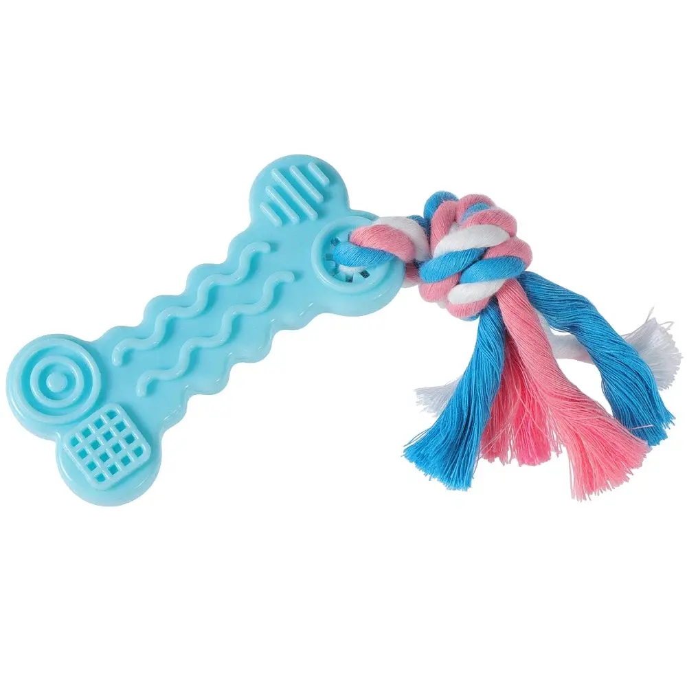 Жувальна іграшка-кістка з канатом для собак Derby Bone Shaped Dog Chew Toy - фото 5