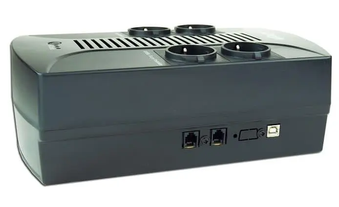 Источник бесперебойного питания EnerGenie 850 ВА / 510 Вт / 8 А*ч (EG-UPS-002) - фото 4
