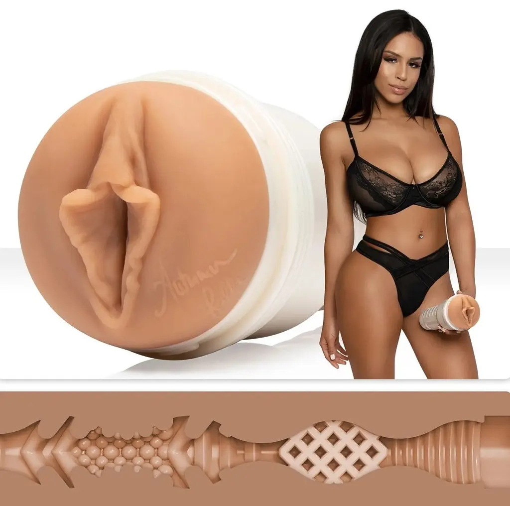 Мастурбатор-вагіна Fleshlight Girls: Autumn Falls - Cream зі зліпком вагіни, 24х7 см - фото 2