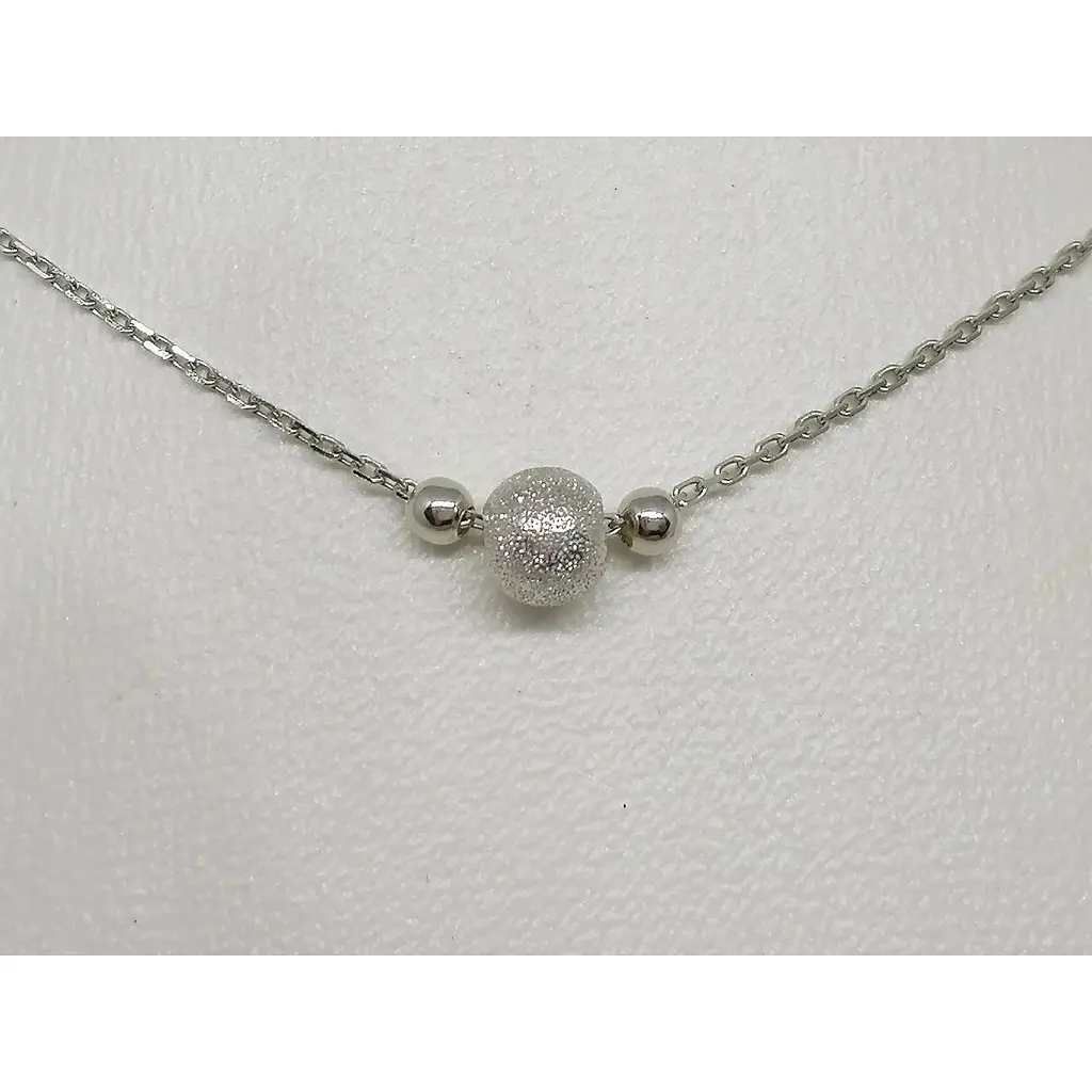 Срібне кольє Qvaliz Кульки. 90801135 - фото 2