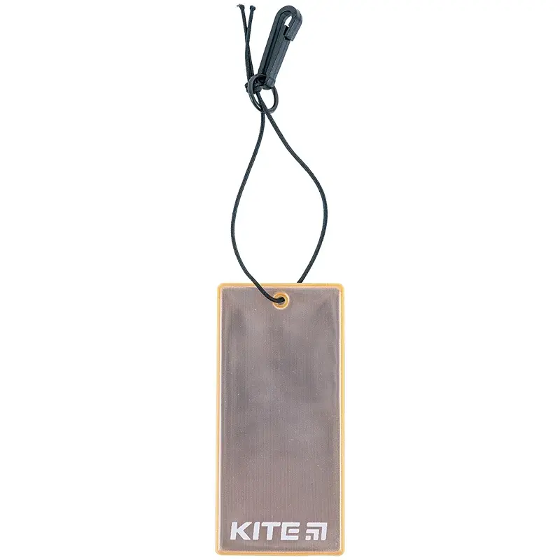 Підвіска м`яка світловідбиваюча Kite прямокутна, персикова K23-109-2 - фото 2