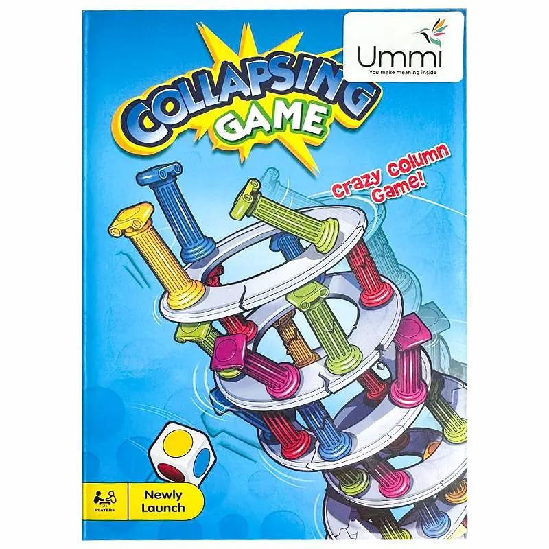 Настільна інтерактивна гра Ummi 707-59 Collapsing Tower Game Blue - фото 3