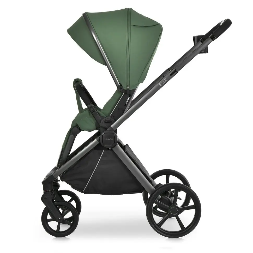 Коляска універсальна 2 в 1 ELLE ME 1221 Green - фото 7