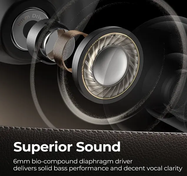 TWS-навушники SoundPEATS Free2 classic black - фото 7