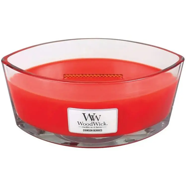 Свічка Woodwick Ellipse Crimson Berries Різдвяні ягоди 453 г (76080E) - фото 2