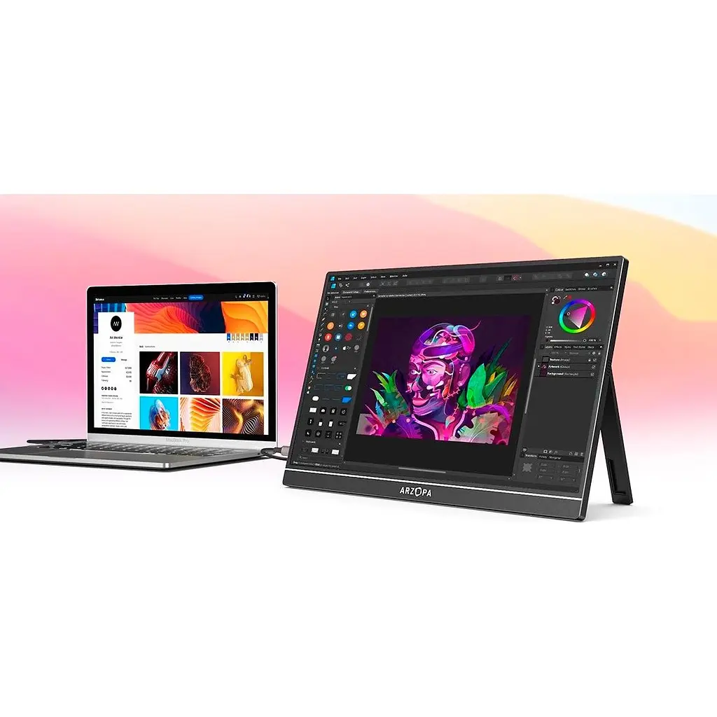 Портативний монітор Arzopa a1 Black [101362] - фото 6