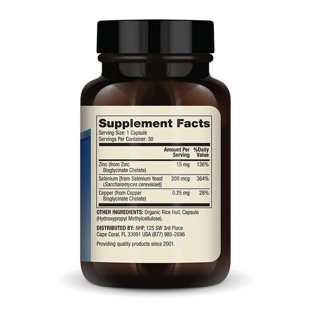 Цинк с селеном Zinc plus Selenium - 30 caps - фото 2