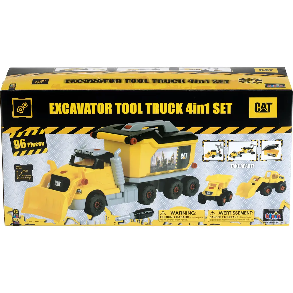 Набір іграшкових вантажівок Klein Cat 4 в 1 (3252) - фото 12