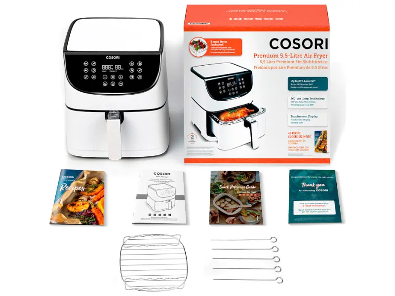 Мультипіч (аерофритюрниця) COSORI Premium CP158-AF-RXW - фото 7