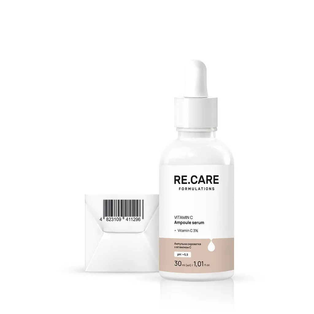 Ампульна сироватка з вітаміном С Re.Care Vitamin C Ampoule Serum 30 мл - фото 4