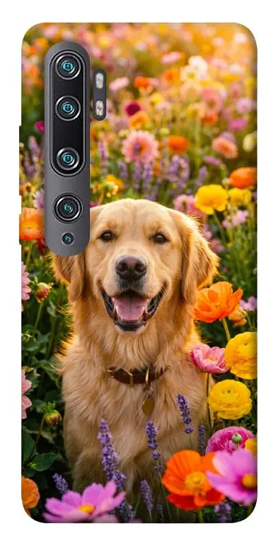 TPU чохол Demsky Flowery labrador для Xiaomi Mi Note 10 / Note 10 Pro / Mi CC9 Pro