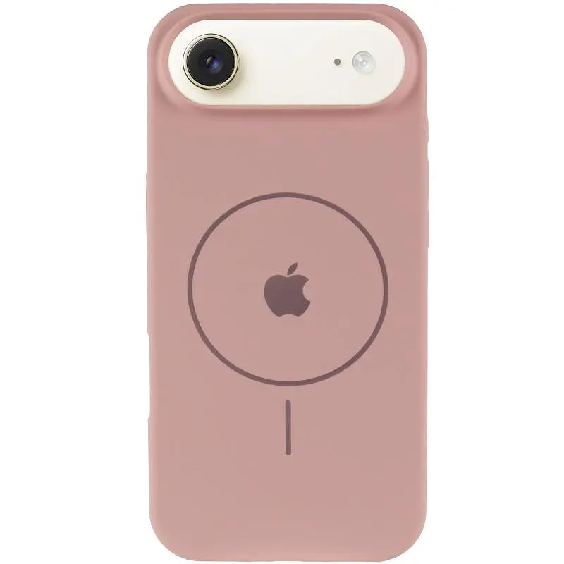 Чохол Epik Silicone Case Full Protective (AA) V2 with MagSafe для Apple iPhone 17 Air (6.5) Рожевий / Pink Sand - фото 2