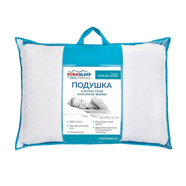 Подушка Eurosleep Latex Gel Classic - фото 4