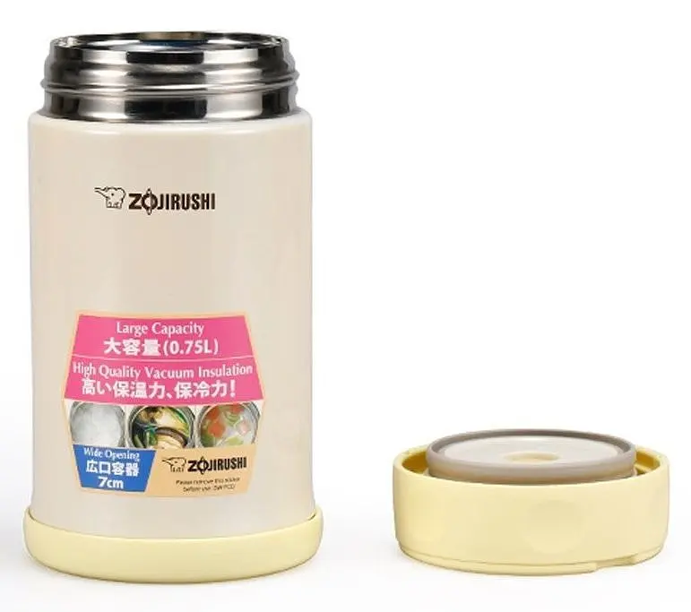 Термоконтейнер пищевой Zojirushi SW-FCE75 0.75 л Бежевый (1013-1678.03.55) - фото 3