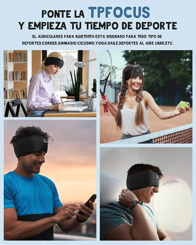Навушники у вигляді пов’язки Dormire Bluetooth для сну, спорту та відпочинку - фото 4