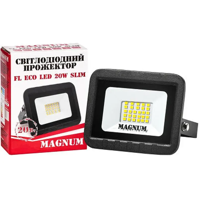Прожектор MAGNUM FL ECO LED 20 Вт slim 6500K IP65 (90011659) - фото 5