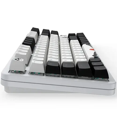 Клавіатура Dark Project 87 Fuji V2, White/Black, USB, механічна (перемикачі Linear g3ms Sapphire), RGB підсвічування, 87 кнопок, кабель 1.8 м, UA/EN (DPKB_FUJI_87_ANSI) - фото 5