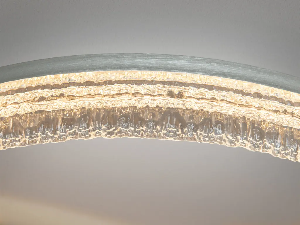 Стельова LED люстра Diasha 8819/600+400 золото 100W пульт - фото 5