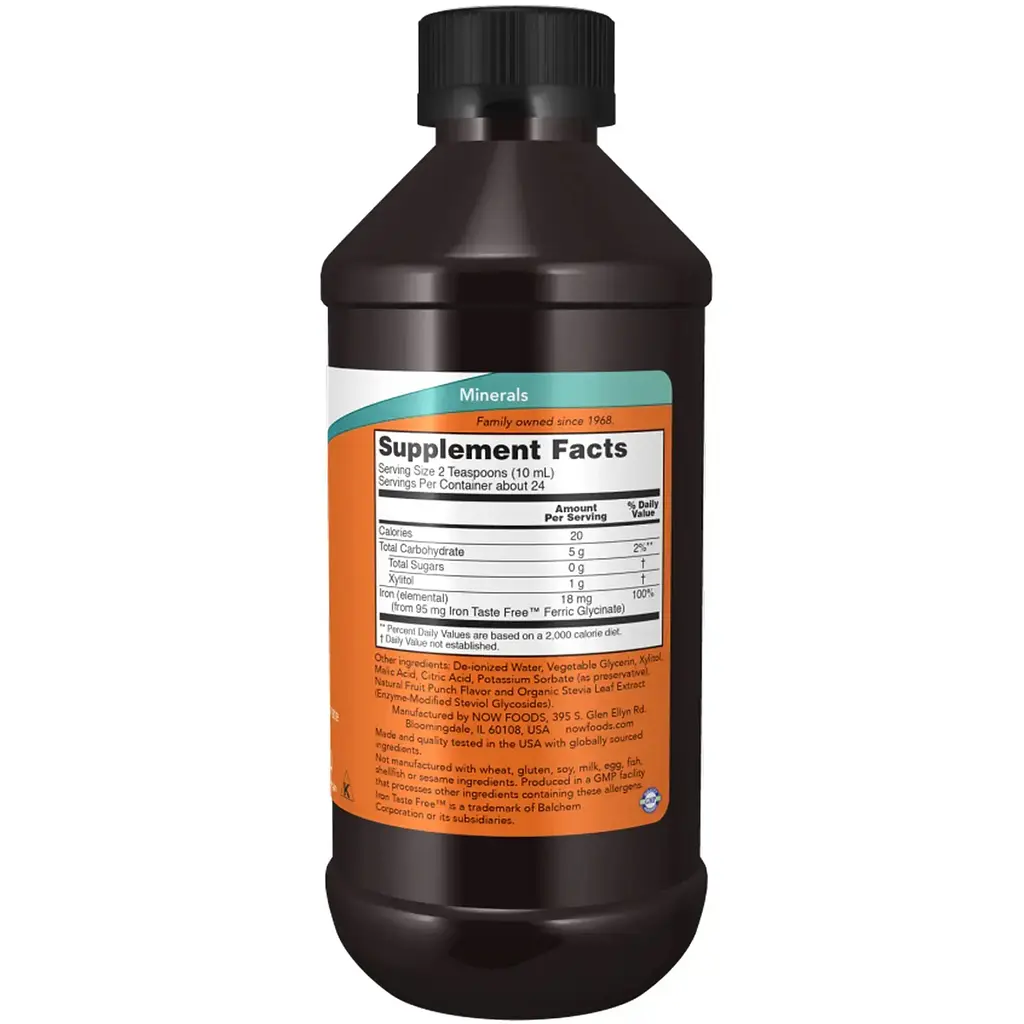 Дієтична добавка Now Foods Liquid Iron 237 мл - фото 2