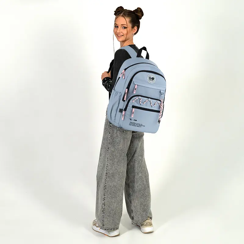 Рюкзак GoPack Teens 121L-2 Світло-блакитний (GO26-121L-2) - фото 19