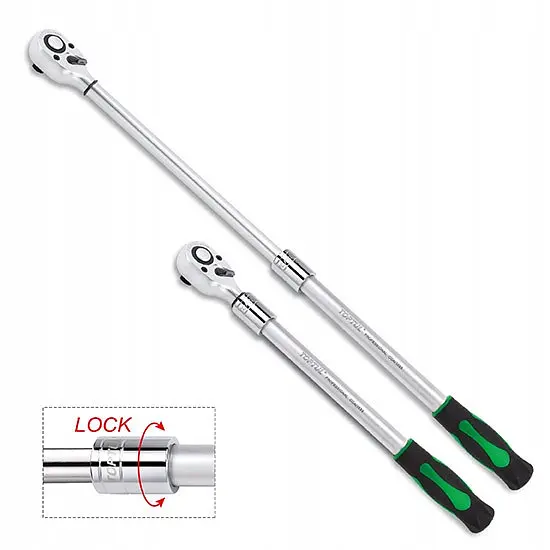 Тріскачка телескопічна 1/2" Toptul 36 зубців GBAE0201 - фото 3