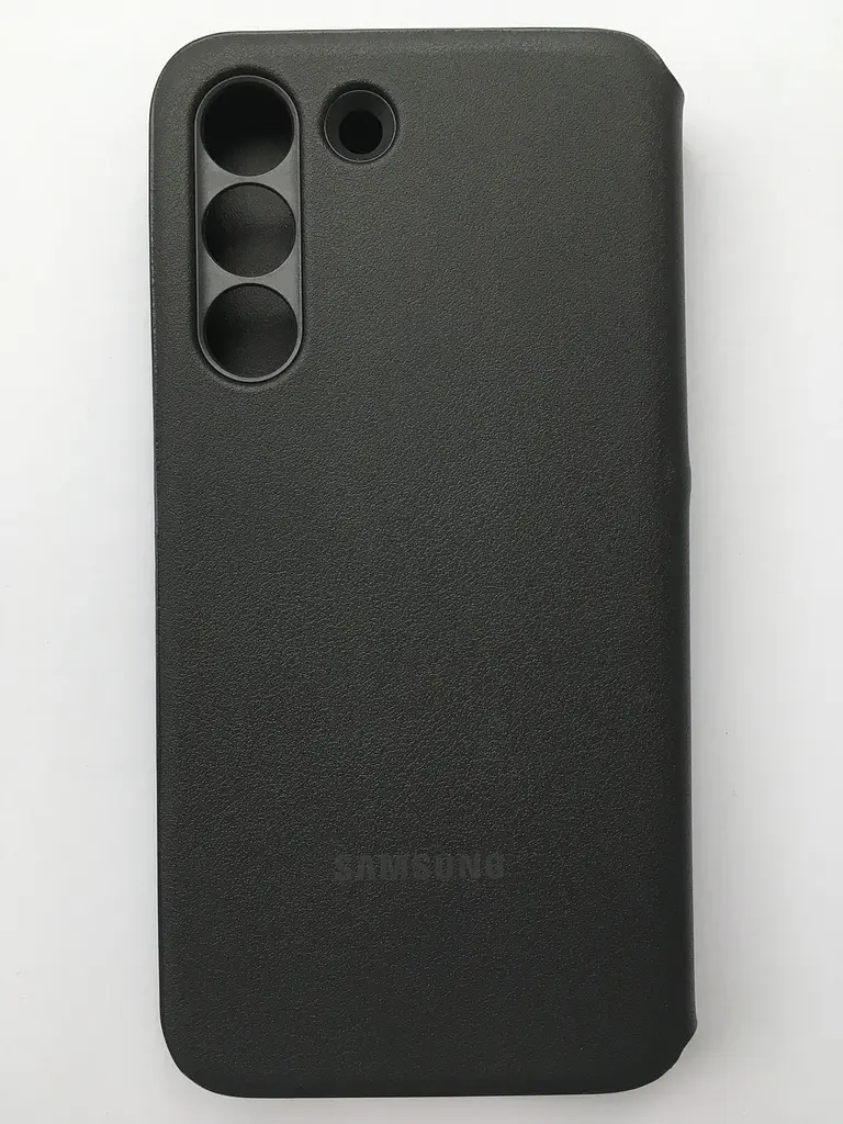 Оригінальний чохол-книжка Smart LED Wallet View Cover для Samsung Galaxy S22 Чорний (EF-NS901PBEGRU) - фото 8