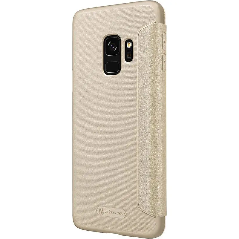 Чохол-книжка Nillkin Sparkle Leather Case Samsung Galaxy S9 Gold - фото 4