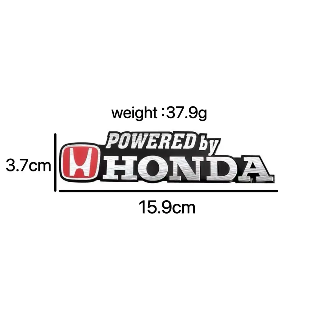 Емблема напис Honda 159×37мм алюміній (на скотчі) - фото 2