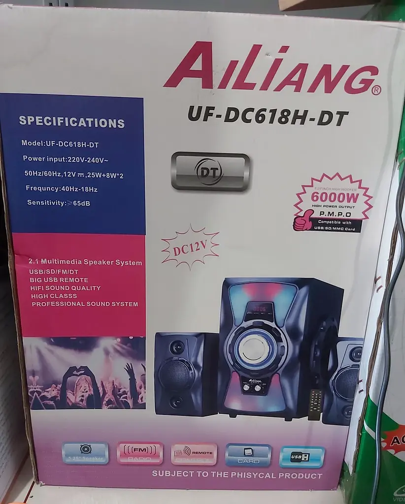 Бездротова акустична Bluetooth система Ailiang UF-DC618H-DT 2.1 - фото 3