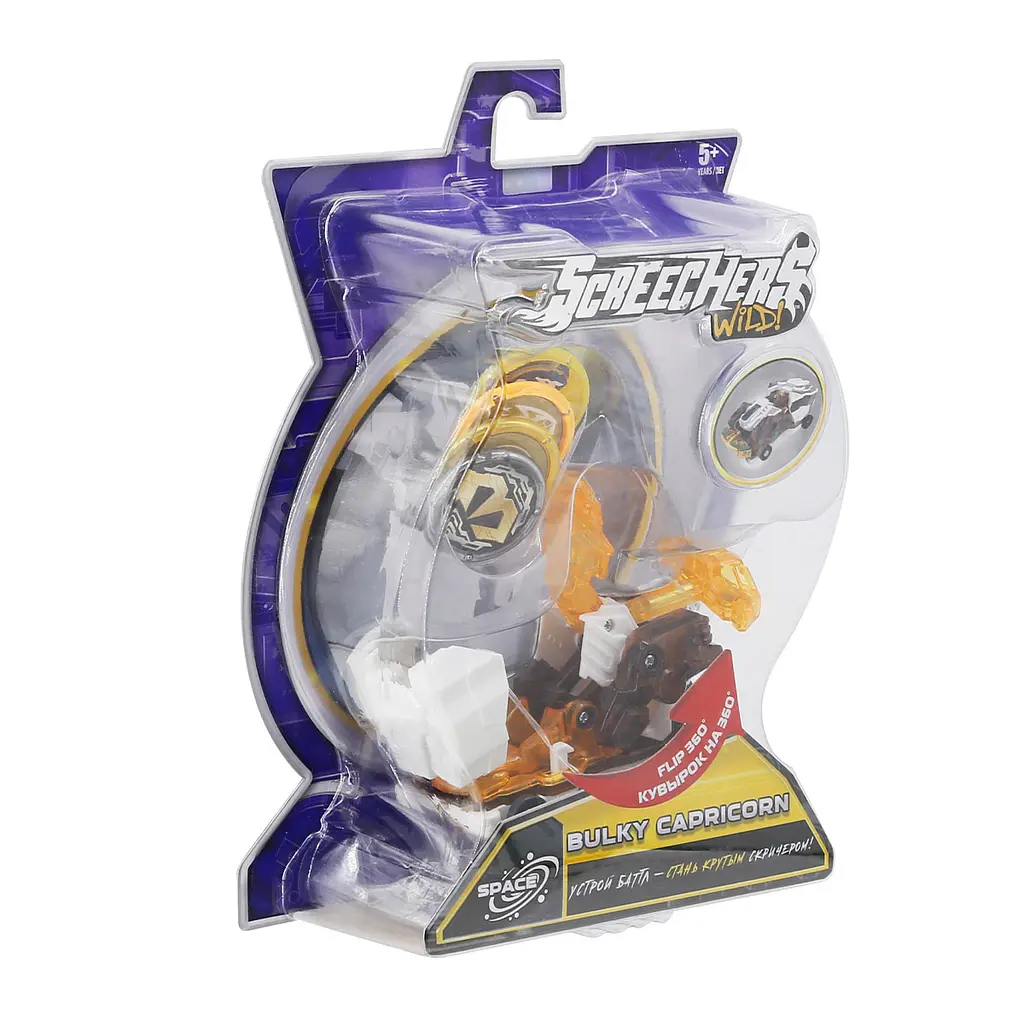 Машинка-трансформер Screechers Wild S3 L4 Балки Капрікорн (EU682501) - фото 9