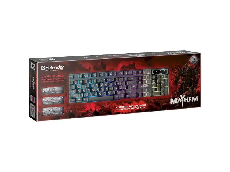 Клавіатура Defender Mayhem GK-360DL (45362) - фото 6