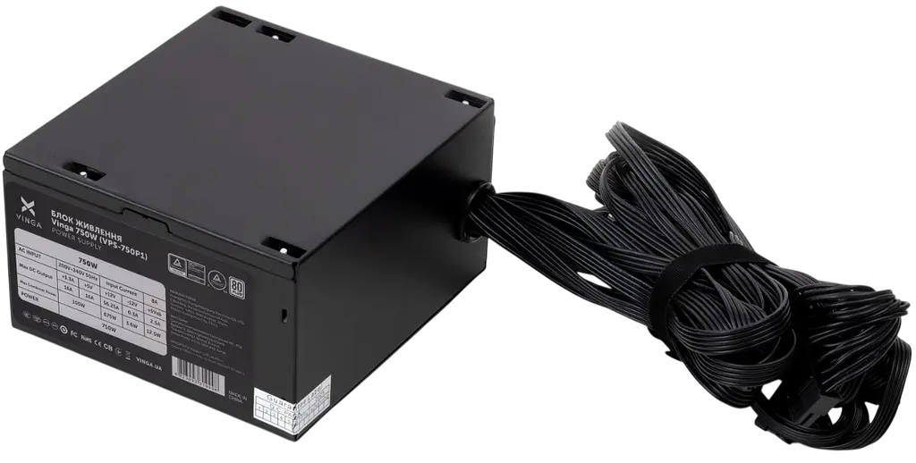 Блок живлення Vinga VPS P1 750W 80+ (VPS-750P1) - фото 4