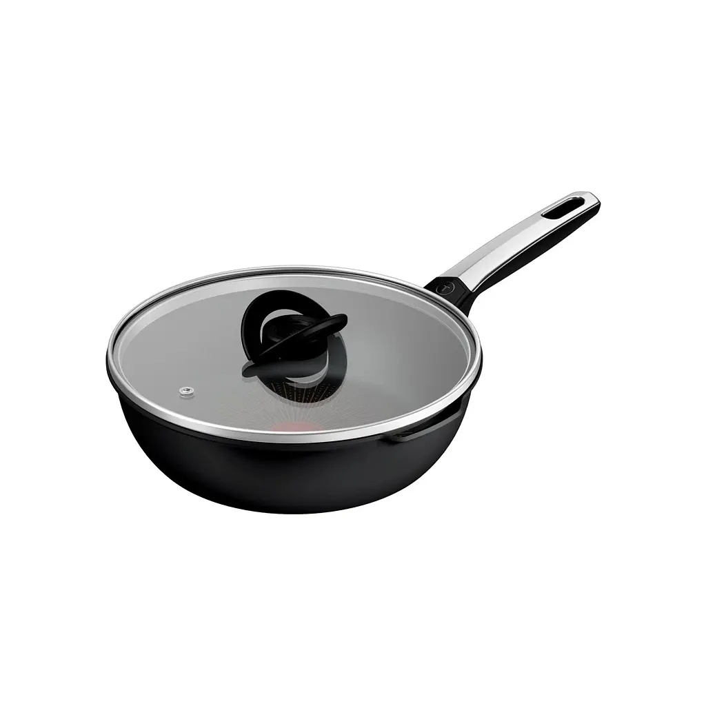 Сковорода Tefal Excellence Fusion з кришкою 24 см чорний (G3388402)