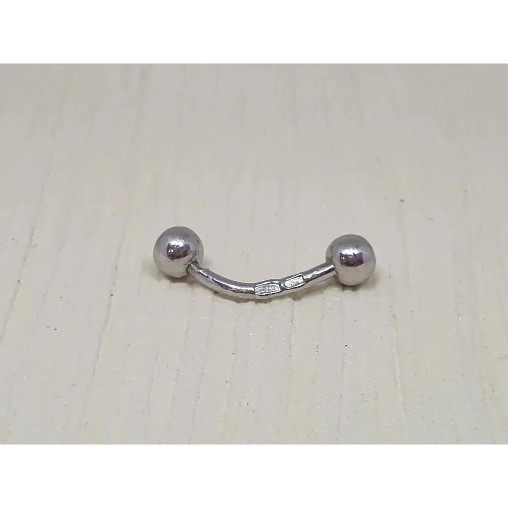 Срібна сережка для пірсингу Астор брови. 918-2080р - фото 2