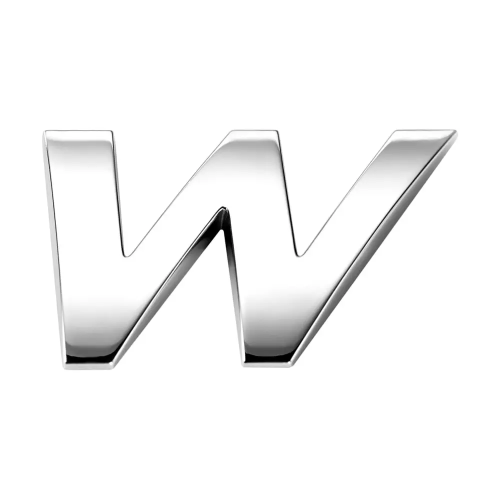 3D- літера: W нахил MAK (30217)