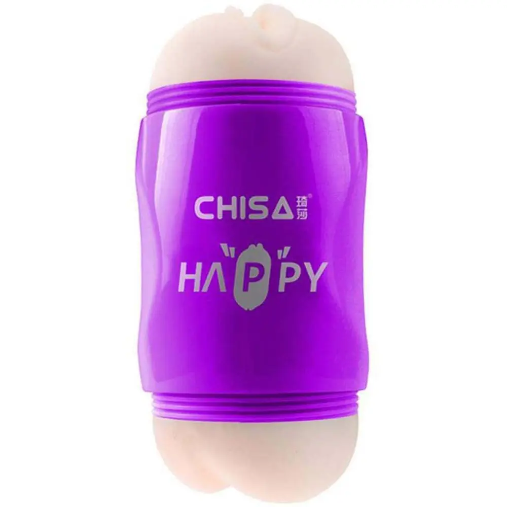 Двойной мастурбатор Chisa Happy Cup Mouth Ass телесный - фото 2