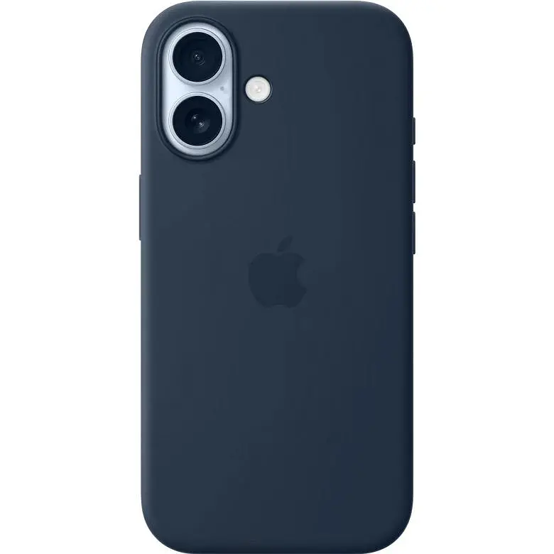 Чохол Silicone Case with Button, Animation & MagSafe для Apple iPhone 17 Midnight AAA [149942] - фото 2