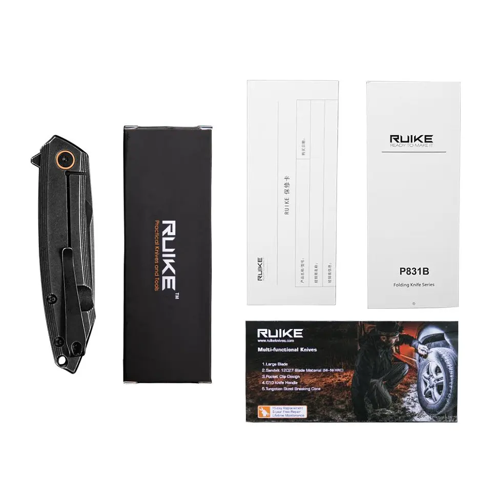 Ніж складаний Ruike P831S-SB - фото 10